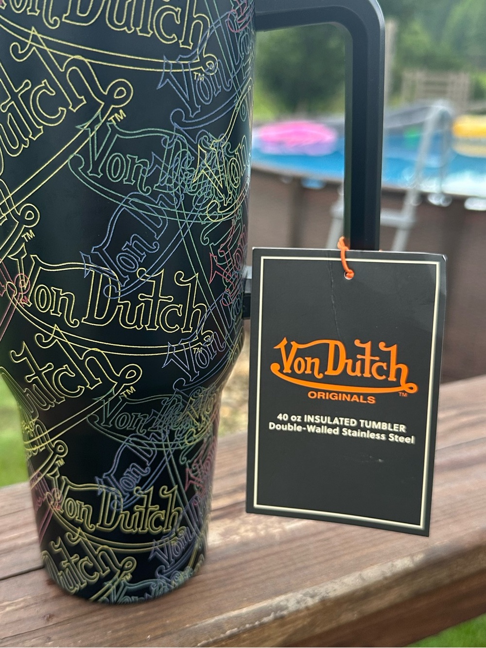 Von Dutch 40oz Double Walled Insulated Stainless Steel Tumbler - Picture 5 of 7